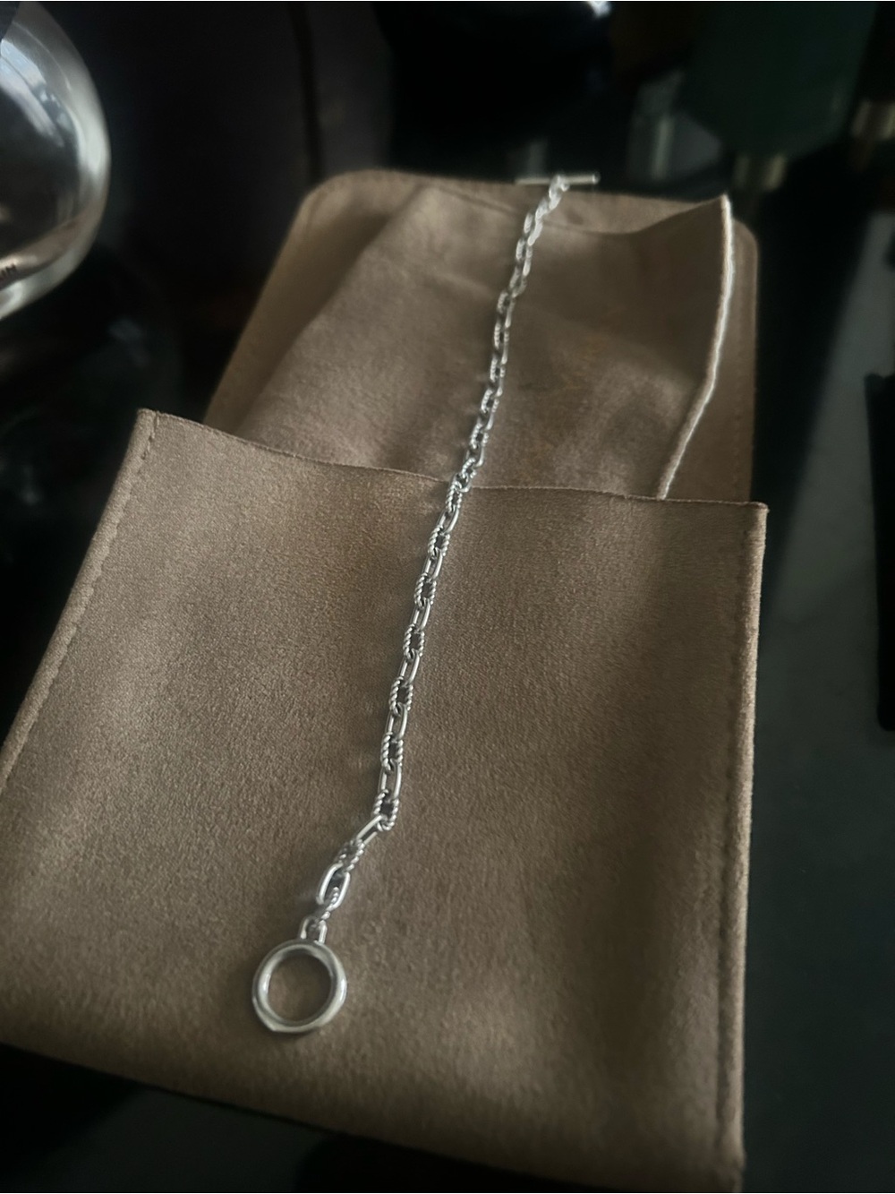 David Yurman Women Sterling Silver Link Bracelets — Polished Silver Set - Picture 6 of 7